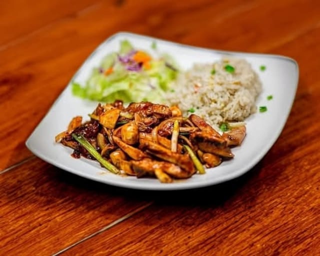 Spicy Garlic Chicken.